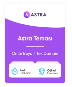 Astra WP Teması